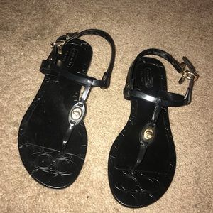 Coach sandals!🖤